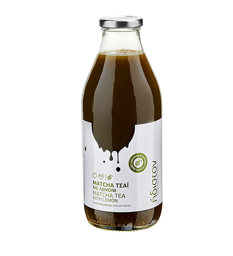 Matcha Τσάι με Λεμόνι και Φυσικό Γλυκαντικό Σταφυλιού